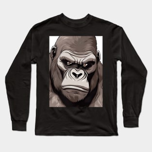 Alpha Animal Powerful Gorilla - Anime Wallpaper Long Sleeve T-Shirt